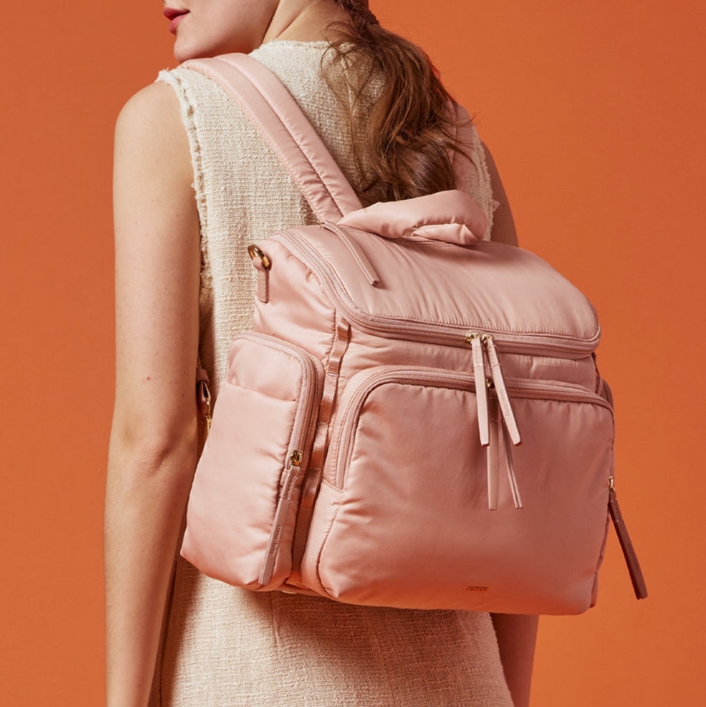 Caraa Baby Bag Nylon Medium in Blush